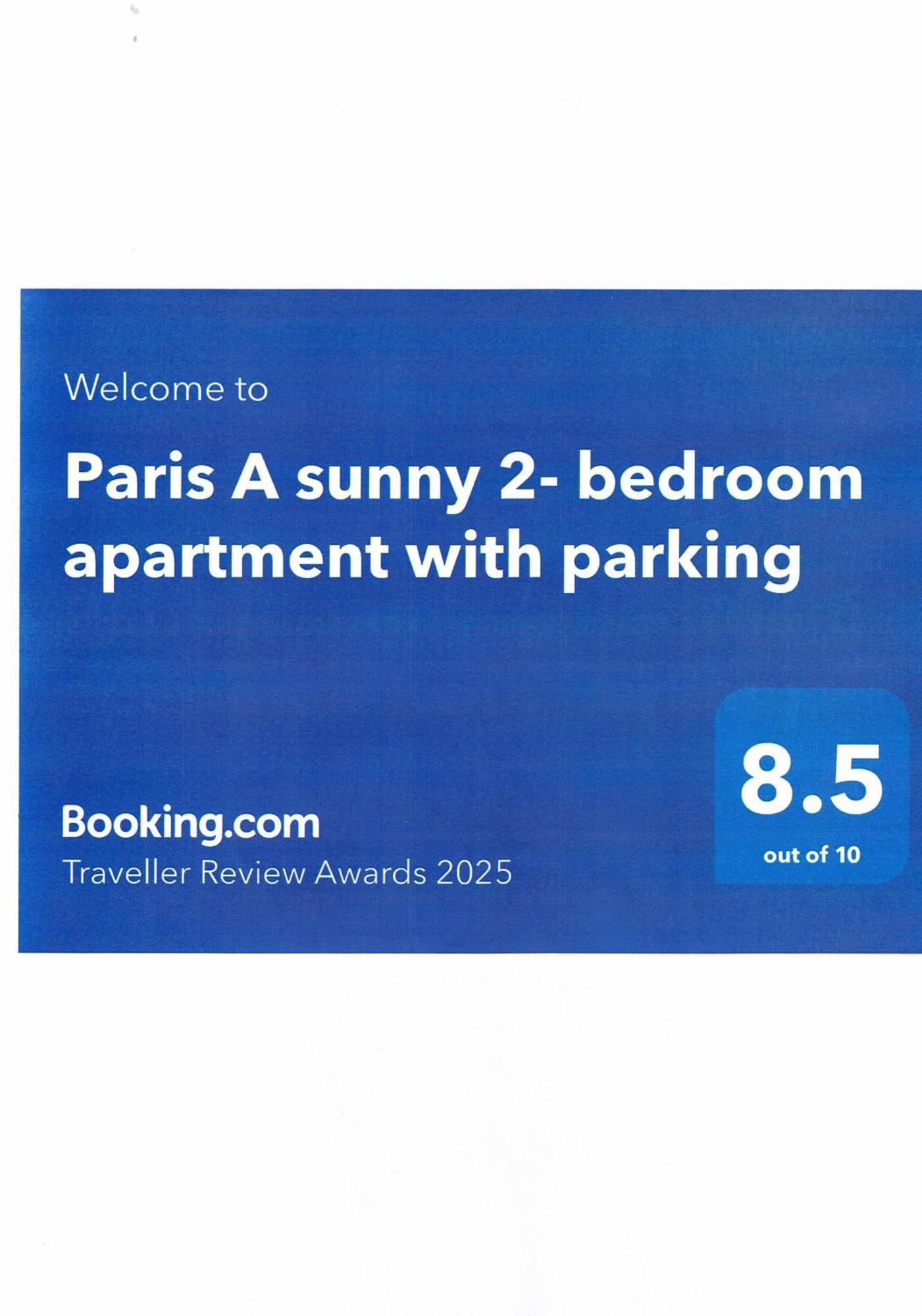 Paris A Sunny 2- Bedroom With Parking Апартаменти *